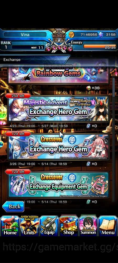 Grand Summoners Accounts Global|Rank 1|3158 cc Ready Gacha|6 Ascend+2 TW|[D image 19