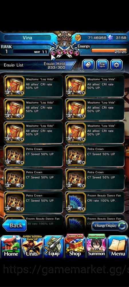 Grand Summoners Accounts Global|Rank 1|3158 cc Ready Gacha|6 Ascend+2 TW|[D image 2
