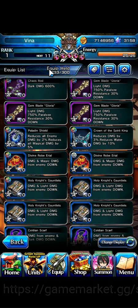Grand Summoners Accounts Global|Rank 1|3158 cc Ready Gacha|6 Ascend+2 TW|[D image 5