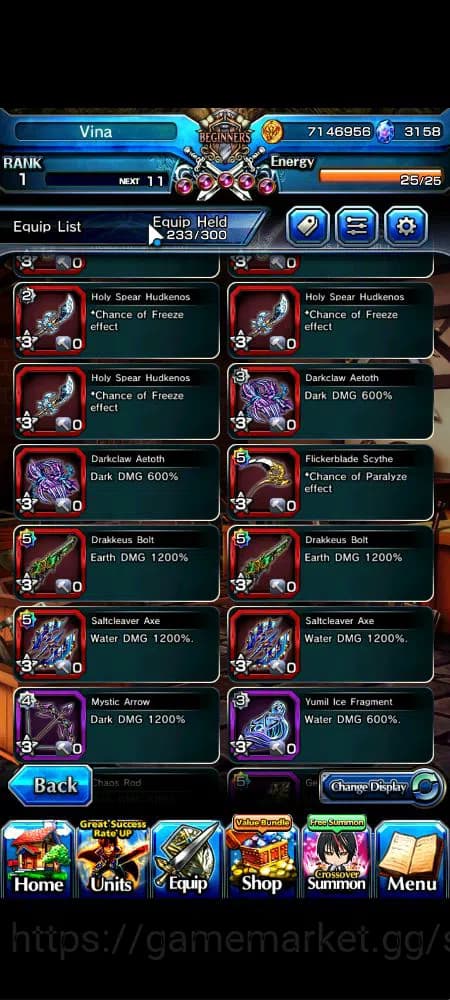 Grand Summoners Accounts Global|Rank 1|3158 cc Ready Gacha|6 Ascend+2 TW|[D image 6