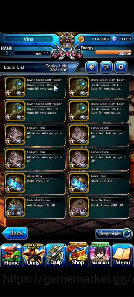 Grand Summoners Accounts Global|Rank 1|3158 cc Ready Gacha|6 Ascend+2 TW|[D image 8