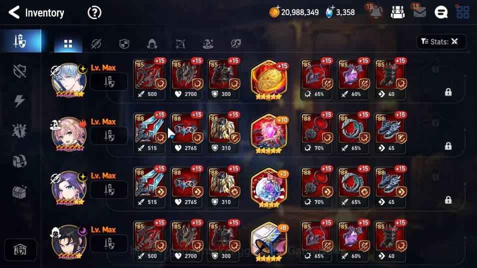 Epic Seven Accounts GLOBAL UNVERIF|3 ML(NM Luna,SP Politis,SCR Taeyou) image 13