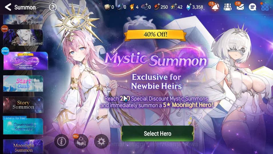 Epic Seven Accounts GLOBAL UNVERIF|3 ML(NM Luna,SP Politis,SCR Taeyou) image 15