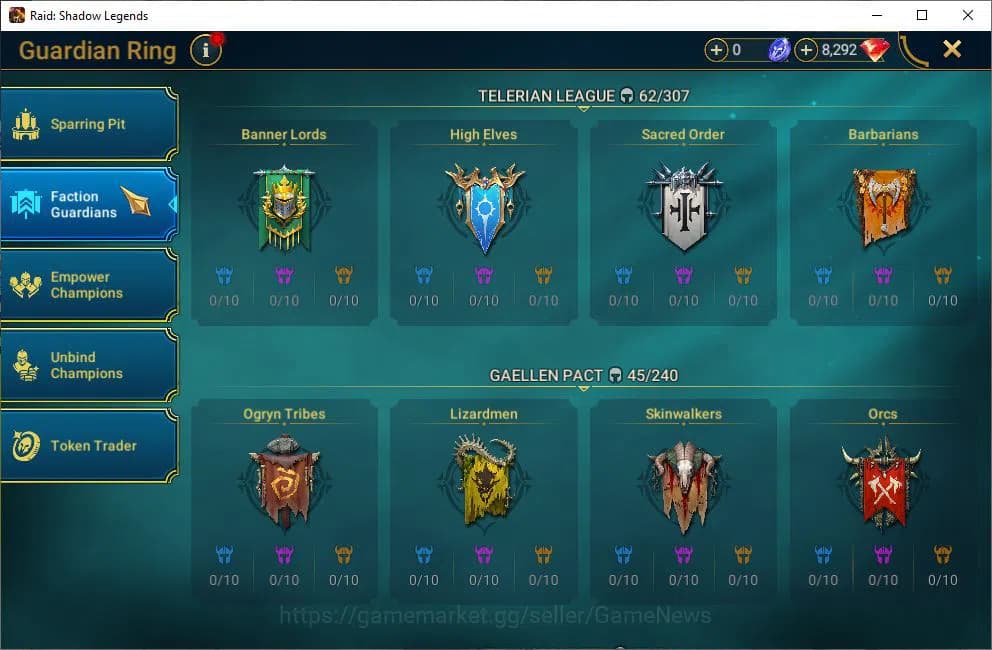 Raid: Shadow Legends Accounts Lv18 442K Power|8,2K Gems|1 Mythical(Arachoa)|17 L image 8