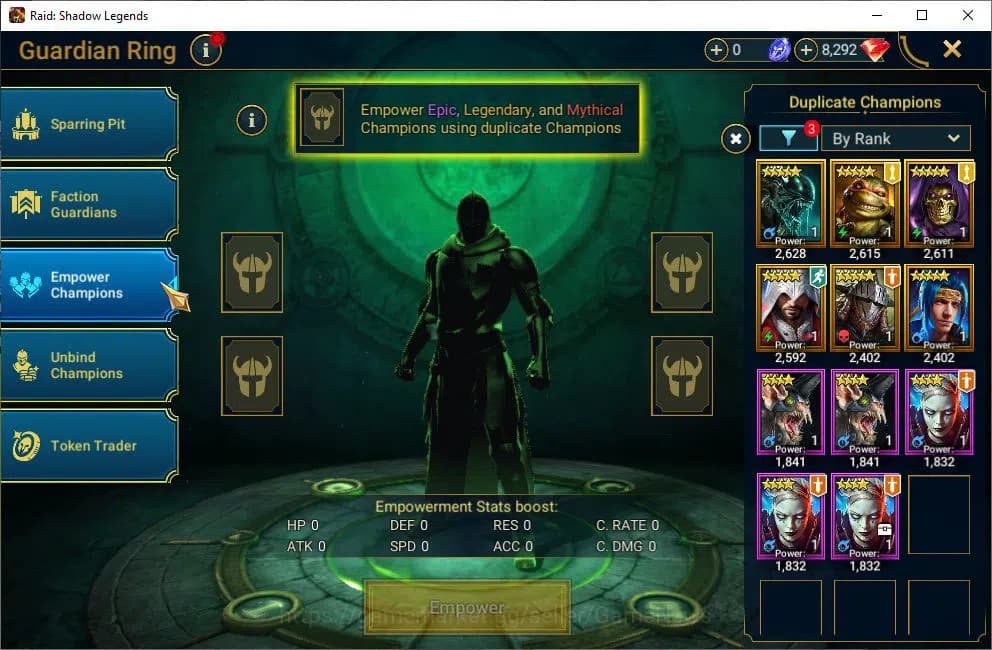 Raid: Shadow Legends Accounts Lv18 442K Power|8,2K Gems|1 Mythical(Arachoa)|17 L image 9