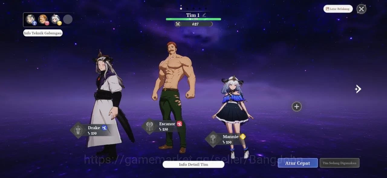 The Seven Deadly Sins: Origin Accounts NA East | Fresh Starter Lvl 2 |4 SSR| DRake, Escan image 6