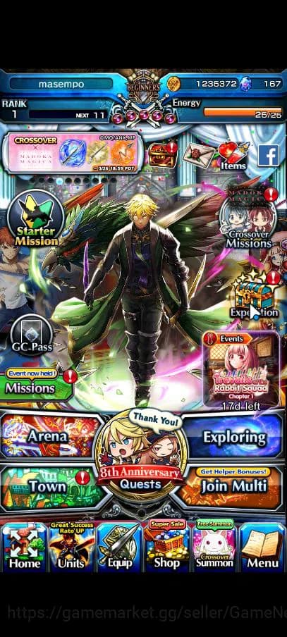 Grand Summoners Accounts Global|Rank 1|Starter|9 Ascend|EmiyaTW,Chloe,S Miy image 4