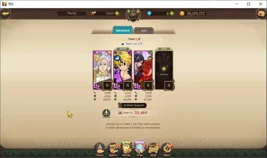 The Seven Deadly Sins: Grand Cross Accounts Asia|345K CC|1 LR + 5 UR|Elizabeth,Nemesis Melioda image 6