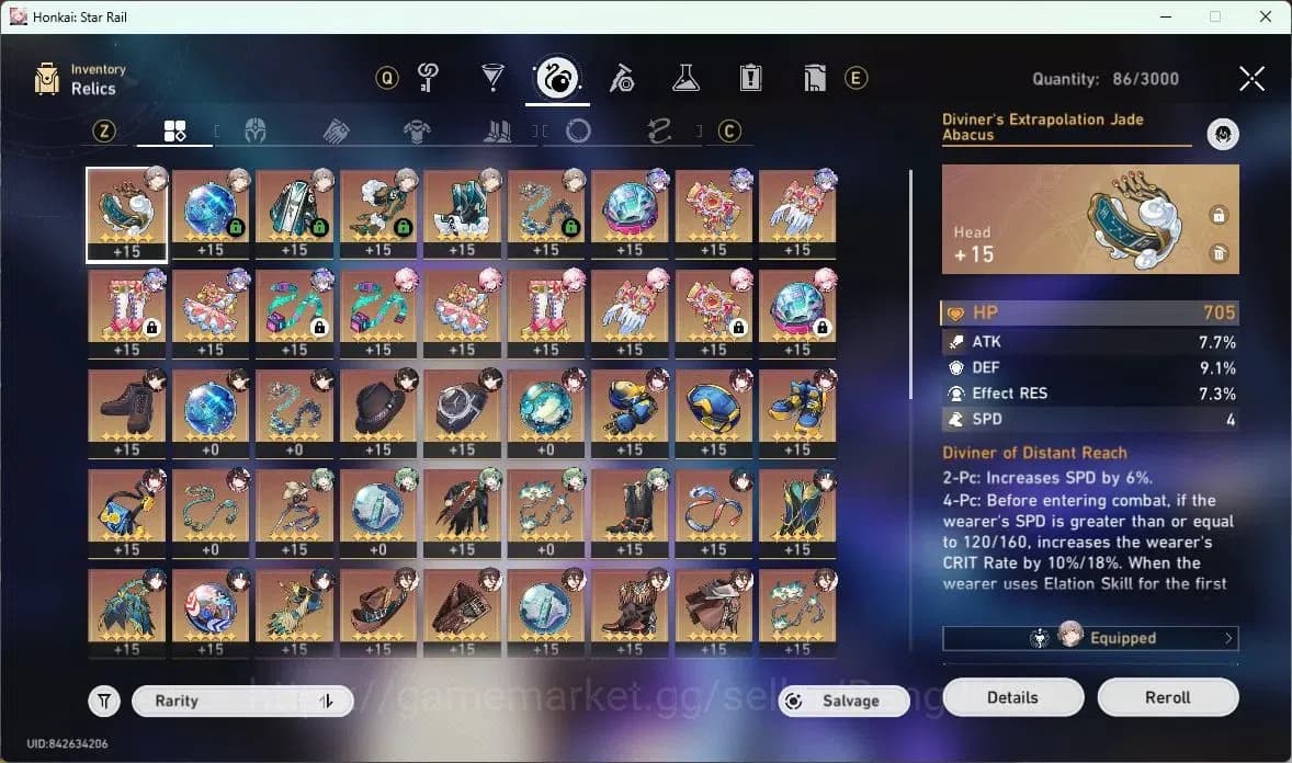 Honkai Star Rail Accounts Asia | TL 65|Evanescia+Sign|Dan Heng PT|Silver Wol image 6