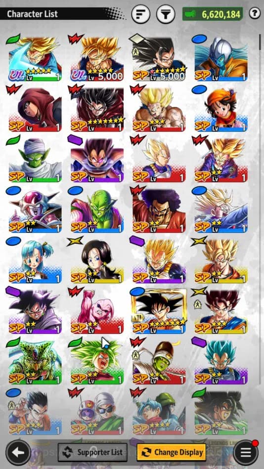 Dragon Ball Legends Accounts Lvl 145 | 6,6 M Total Power | 0CC | 2 Ultra | Trun image 3