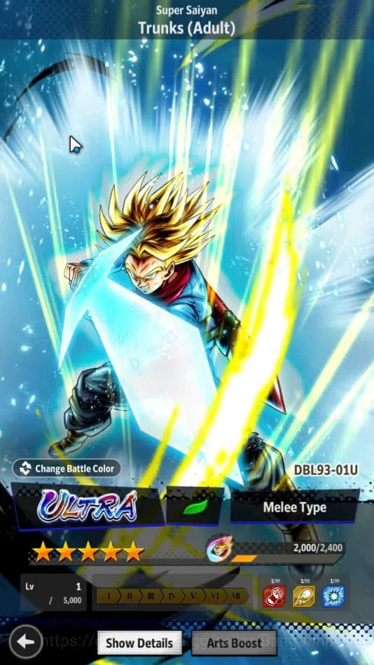 Dragon Ball Legends Accounts Lvl 145 | 6,6 M Total Power | 0CC | 2 Ultra | Trun image 5