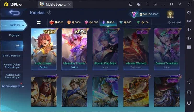 Mobile Legends: Bang Bang Accounts GLOBAL|Hero 132|Skin 253|Kof Aurora,Prime Beatrix, image 13