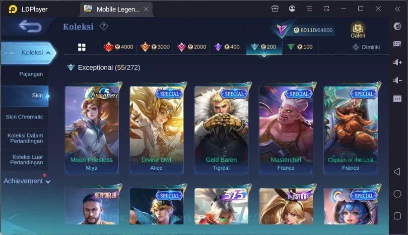 Mobile Legends: Bang Bang Accounts GLOBAL|Hero 132|Skin 253|Kof Aurora,Prime Beatrix, image 14