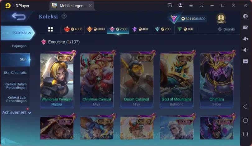Mobile Legends: Bang Bang Accounts GLOBAL|Hero 132|Skin 253|Kof Aurora,Prime Beatrix, image 6