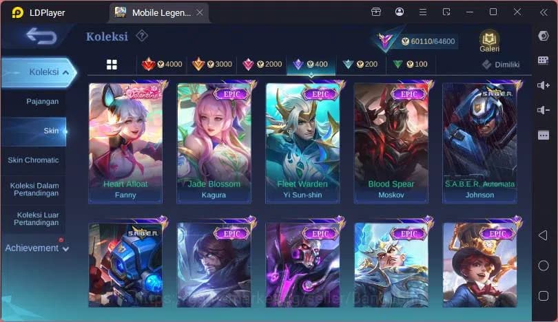 Mobile Legends: Bang Bang Accounts GLOBAL|Hero 132|Skin 253|Kof Aurora,Prime Beatrix, image 8