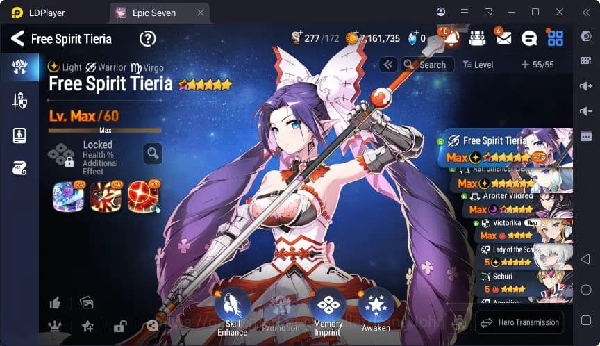 Epic Seven Accounts Global | LOTS | Tieria | Astromancer Elena | Vildr image 14