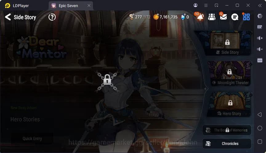 Epic Seven Accounts Global | LOTS | Tieria | Astromancer Elena | Vildr image 6