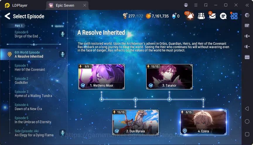 Epic Seven Accounts Global | LOTS | Tieria | Astromancer Elena | Vildr image 7