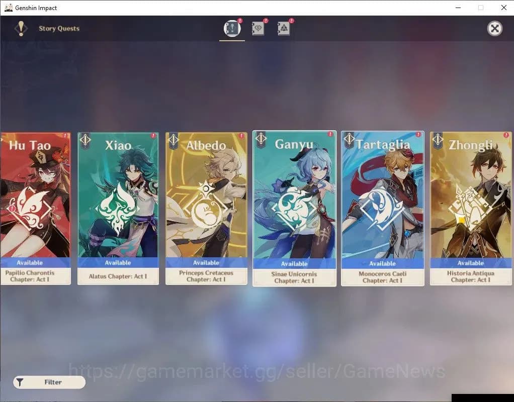Genshin Impact Accounts Asia|AR57|7 Limit +8(*5Wep)|Clorinde+Sign,FurinaC6 image 19
