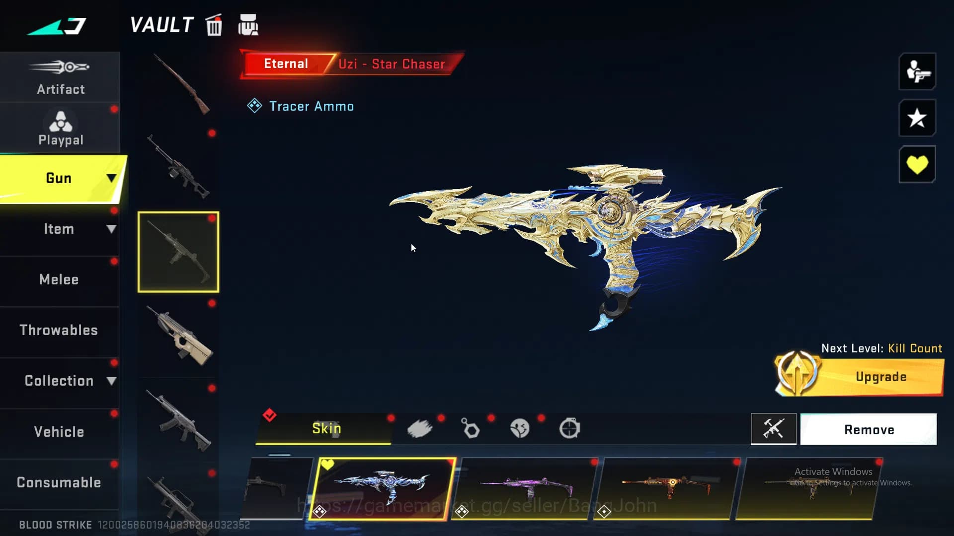 Blood Strike Accounts ASIA | 1 Evo + 6 Eternal | Evo M4, Eternal KAG (In image 6