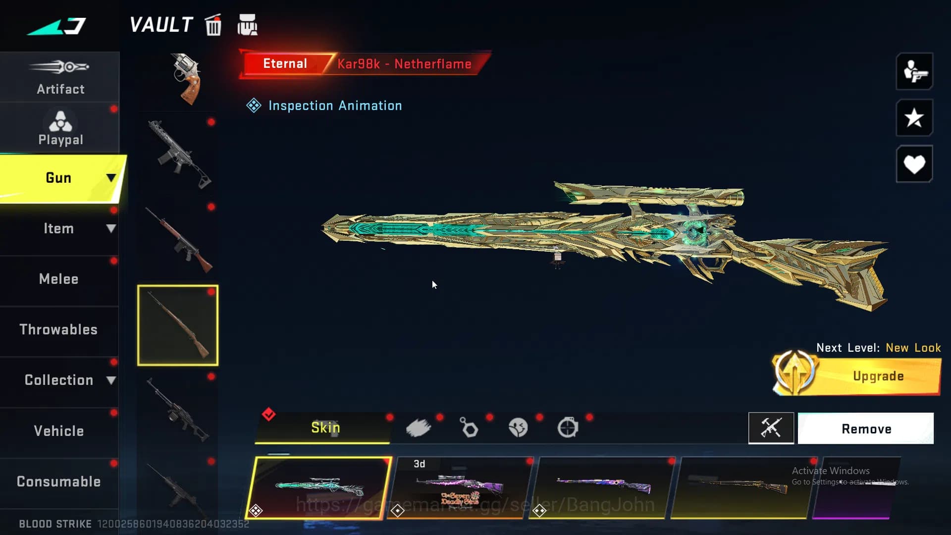Blood Strike Accounts ASIA | 1 Evo + 6 Eternal | Evo M4, Eternal KAG (In image 7