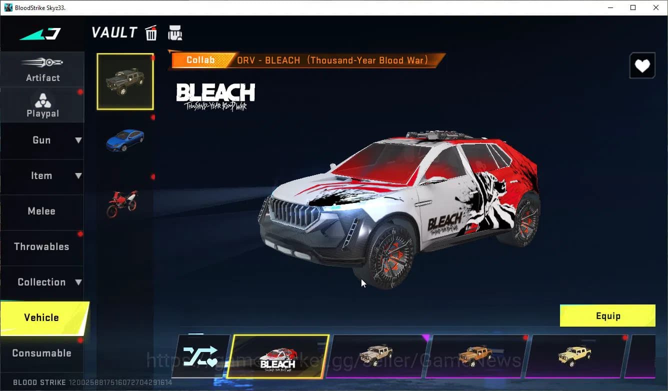 Blood Strike Accounts ASIA|Collab 7DS(AK47,QBZ95),BLEACH Byakuya,EVA[MCX image 2