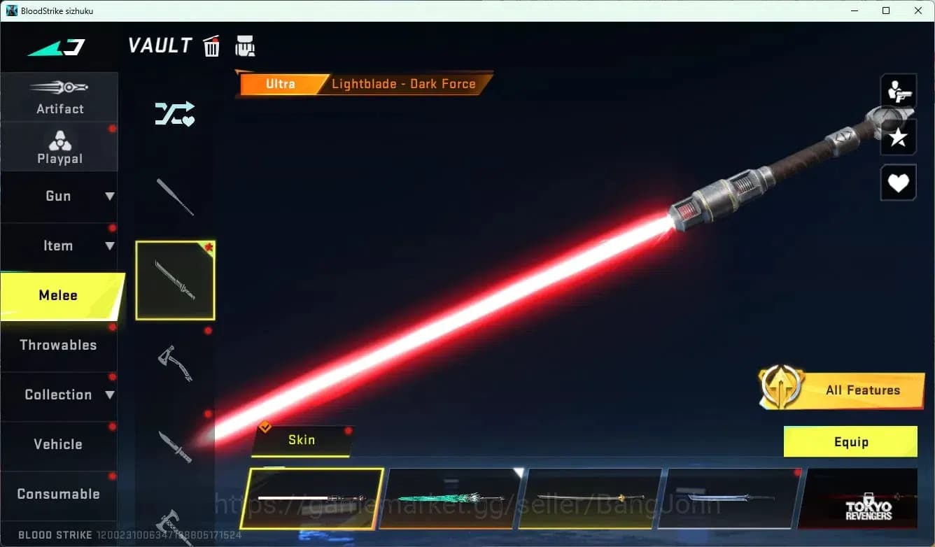 Blood Strike Accounts ASIA | 1 LIMITED GUN | 2 ULTRA STRIKER | 3 ULTRA G image 3