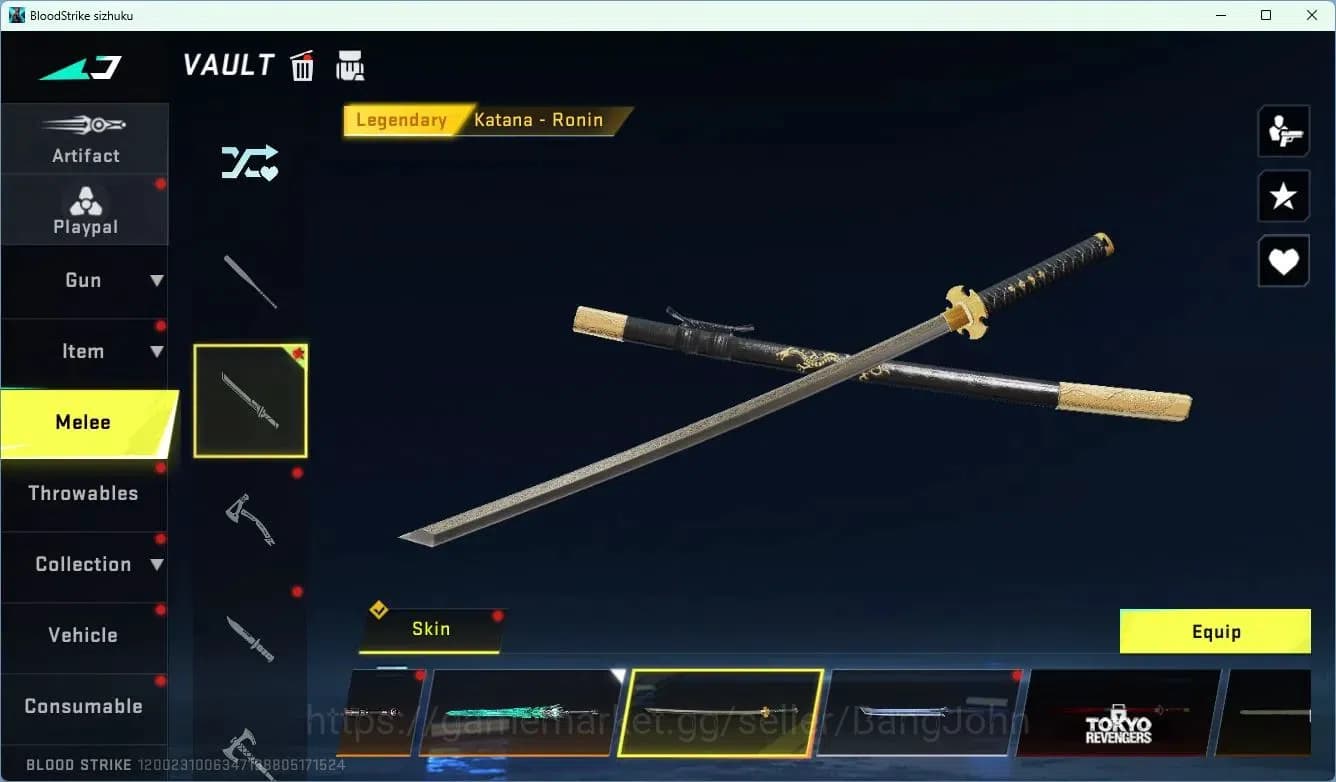 Blood Strike Accounts ASIA | 1 LIMITED GUN | 2 ULTRA STRIKER | 3 ULTRA G image 4