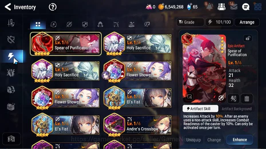 Epic Seven Accounts GLOBAL Unverif|New Era|2 ML(Salome, NC Landy)+ Set image 7