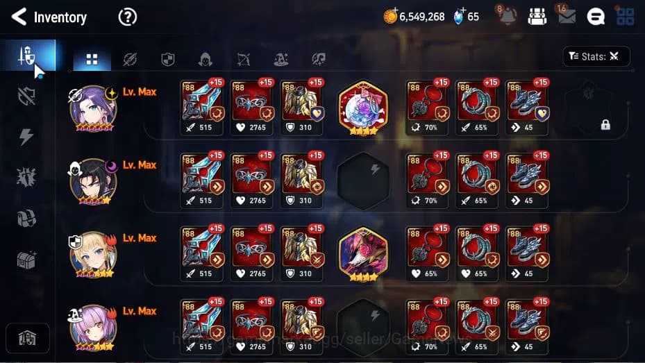 Epic Seven Accounts GLOBAL Unverif|New Era|2 ML(Salome, NC Landy)+ Set image 9