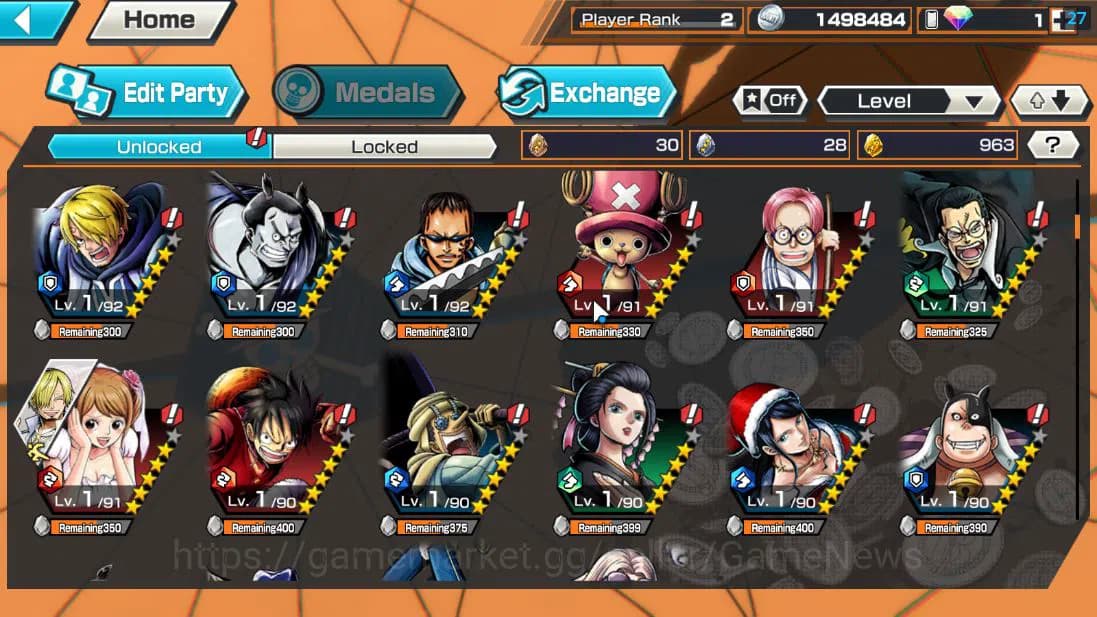 One Piece Bounty Rush Accounts Global|4 EX |5 elder St,Ethanborn V.Nusjuro,Battle image 5