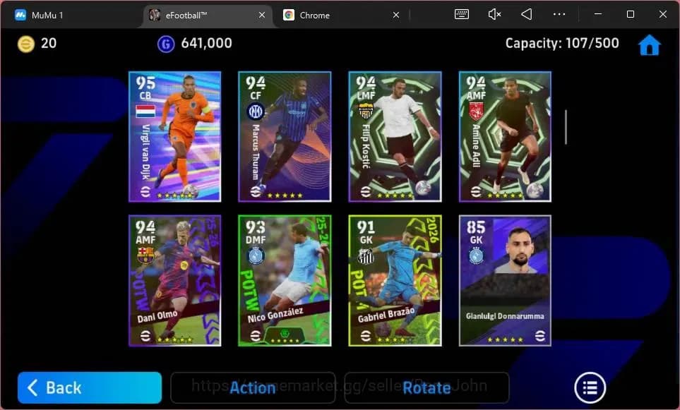 eFootball Accounts ANDROID|PW 3047|Epc Gerrard|Epc Ruud Gullit|Epc Sh image 7