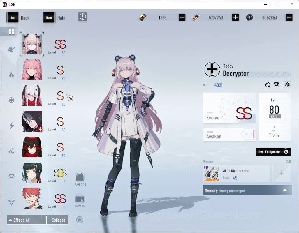 Punishing: Gray Raven Accounts Asia|Lv 99|[S LuciaCW,SS Ishmael,SSS BiancaC,SS Lu image 11