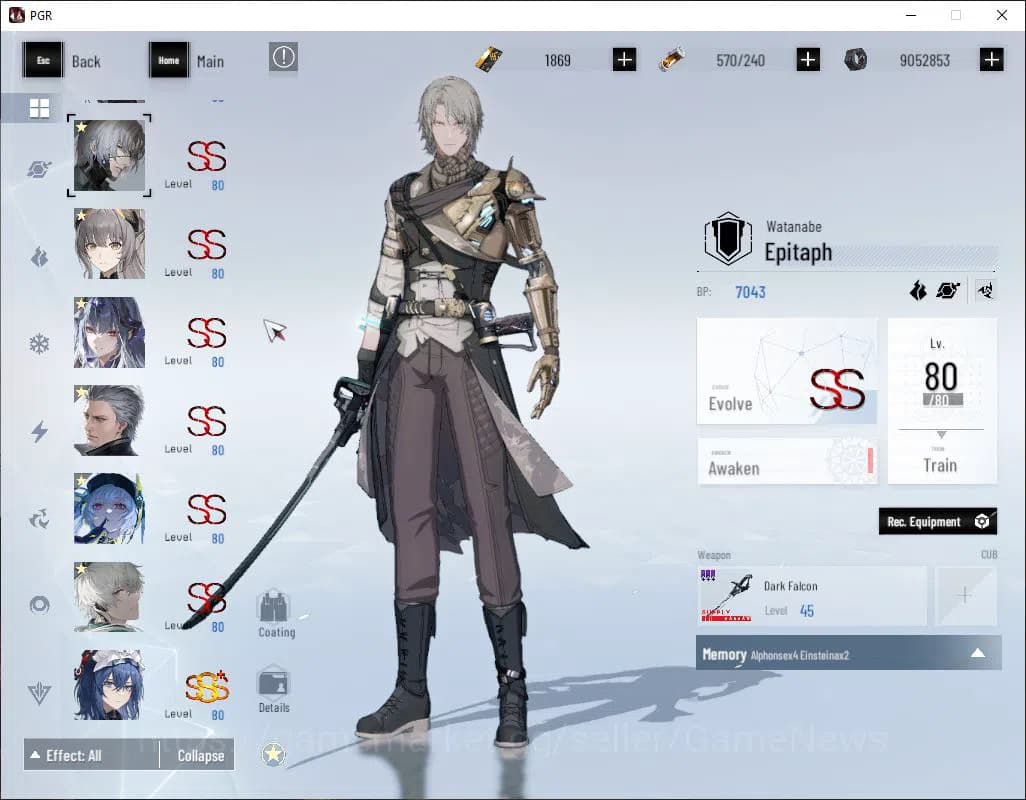 Punishing: Gray Raven Accounts Asia|Lv 99|[S LuciaCW,SS Ishmael,SSS BiancaC,SS Lu image 13