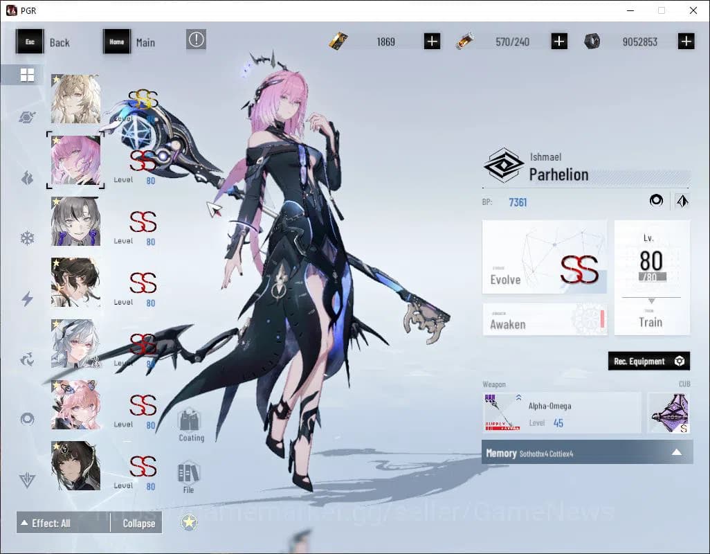 Punishing: Gray Raven Accounts Asia|Lv 99|[S LuciaCW,SS Ishmael,SSS BiancaC,SS Lu image 14