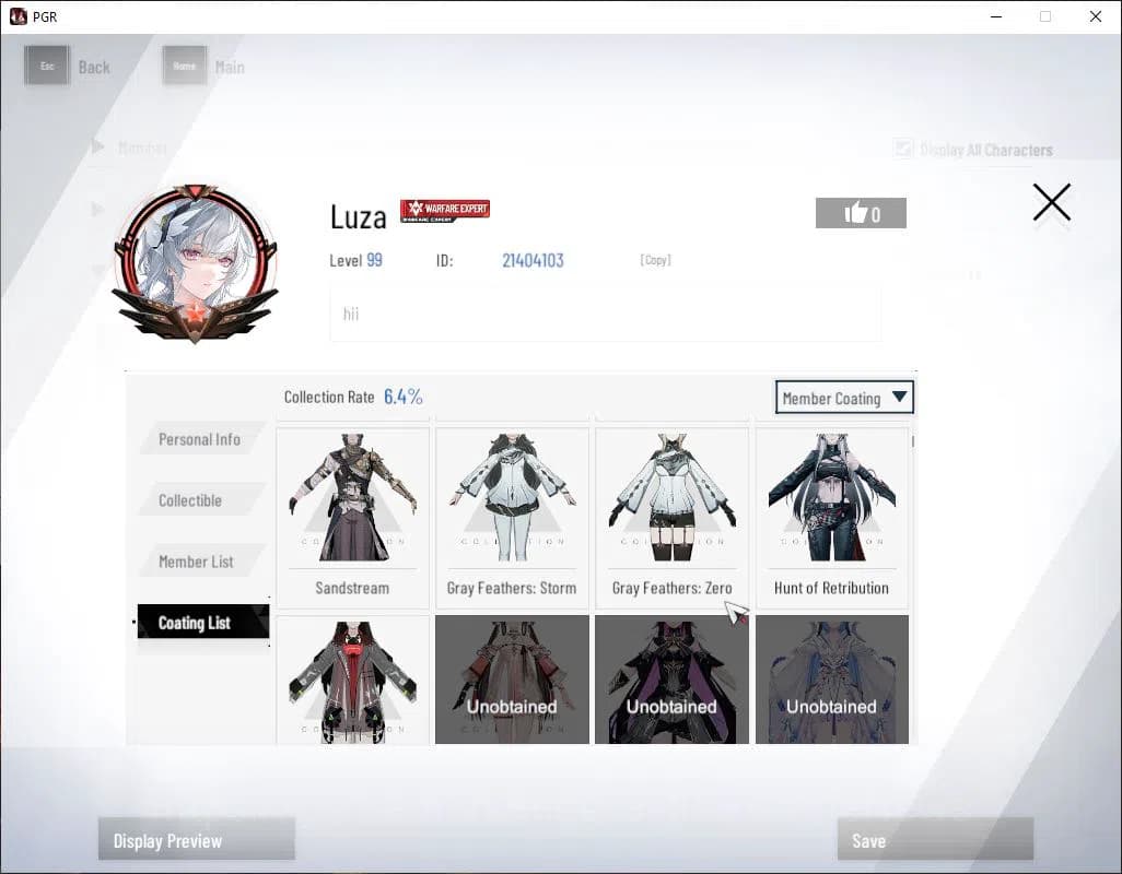 Punishing: Gray Raven Accounts Asia|Lv 99|[S LuciaCW,SS Ishmael,SSS BiancaC,SS Lu image 2