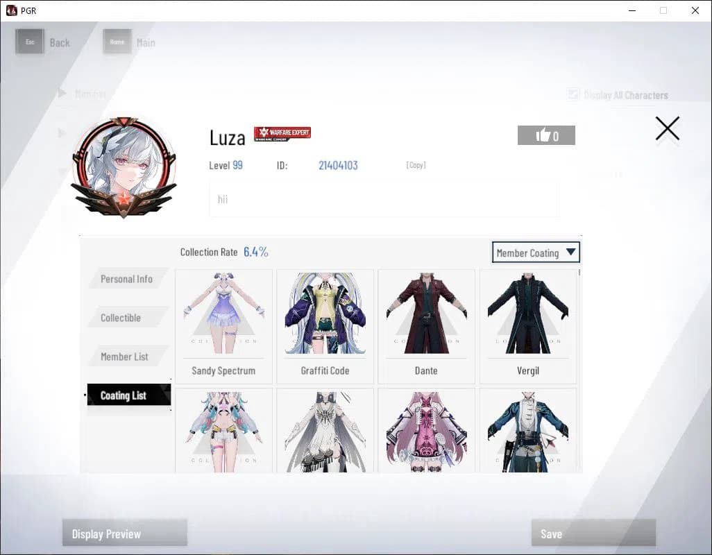 Punishing: Gray Raven Accounts Asia|Lv 99|[S LuciaCW,SS Ishmael,SSS BiancaC,SS Lu image 3