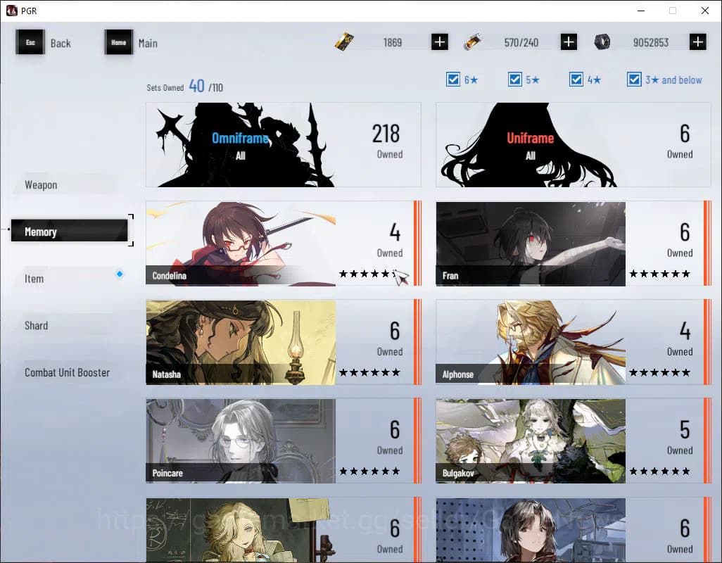 Punishing: Gray Raven Accounts Asia|Lv 99|[S LuciaCW,SS Ishmael,SSS BiancaC,SS Lu image 8