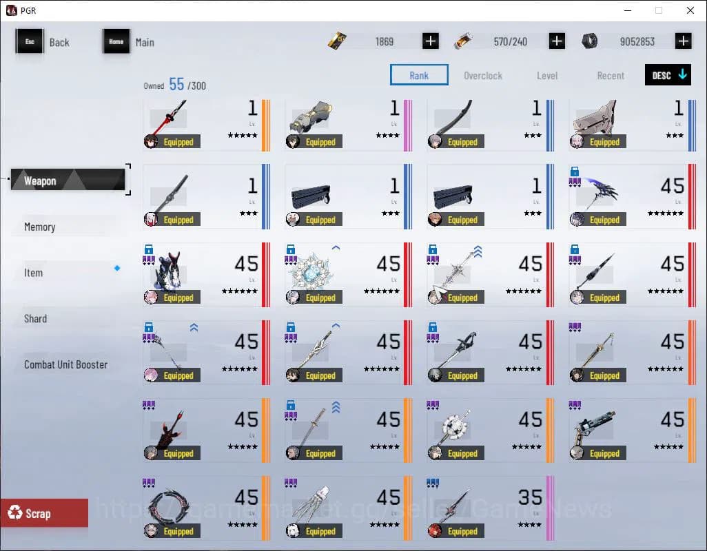 Punishing: Gray Raven Accounts Asia|Lv 99|[S LuciaCW,SS Ishmael,SSS BiancaC,SS Lu image 9