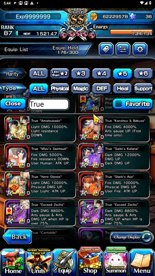 Grand Summoners Accounts GLOBAL | Ascend 25 | Saitama TW ,Shiro TW,Fen TW , image 14