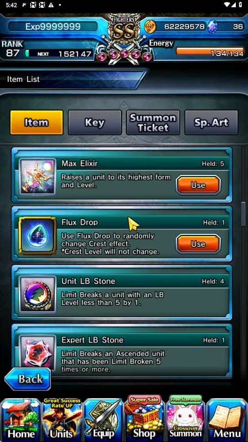 Grand Summoners Accounts GLOBAL | Ascend 25 | Saitama TW ,Shiro TW,Fen TW , image 4