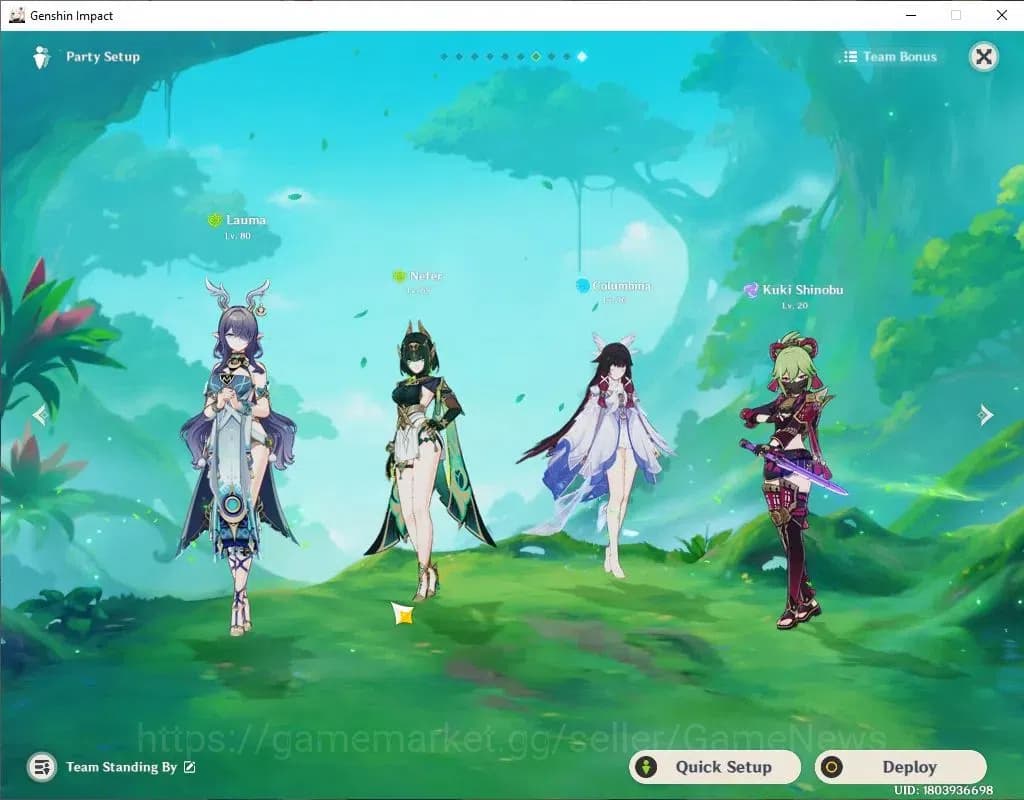 Genshin Impact Accounts ASIA|AR59|PreamTeam Lauma|12Limited+6(*5Weapon)|Va image 19