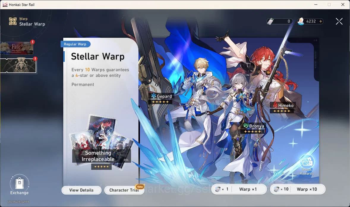 Honkai Star Rail Accounts ASIA | TL 67, dan heng terrae, evernight, luocha, image 10