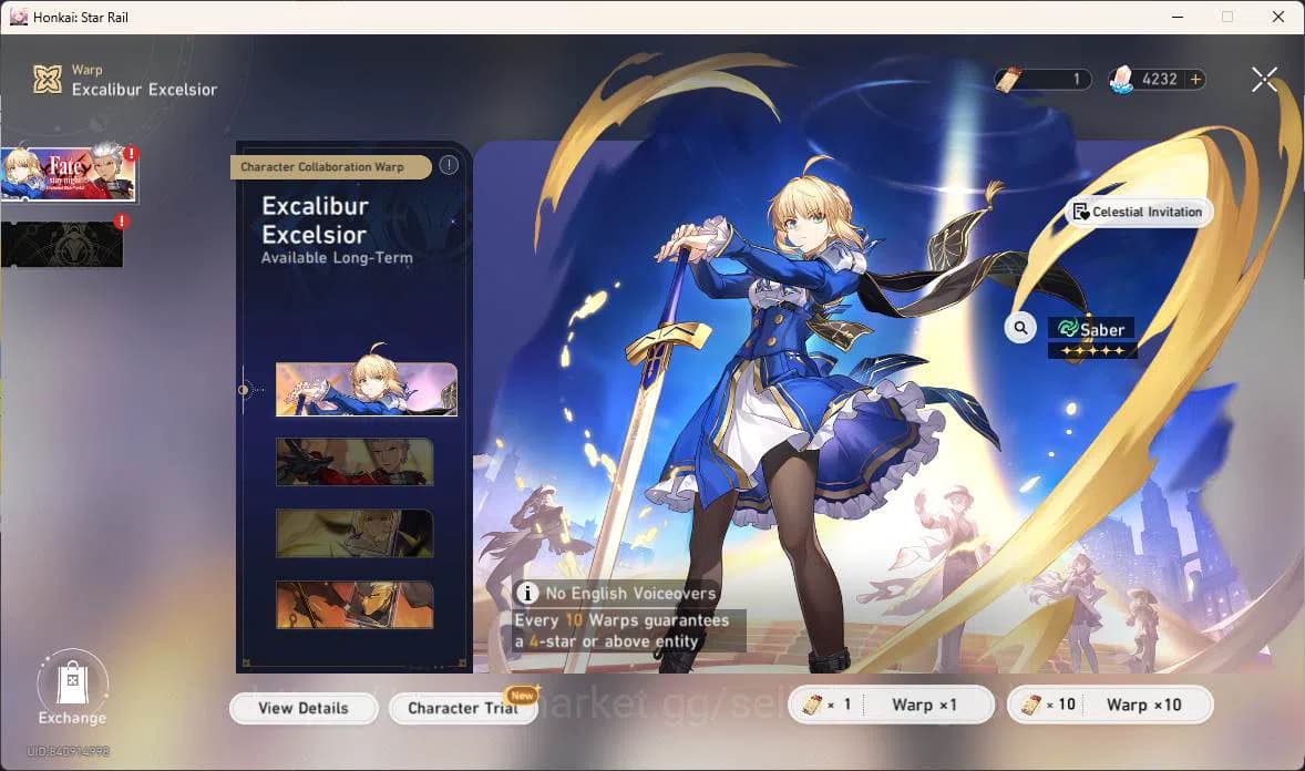 Honkai Star Rail Accounts ASIA | TL 67, dan heng terrae, evernight, luocha, image 9