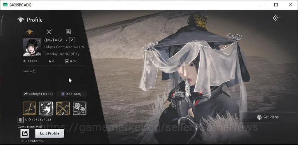 Where Winds Meet Accounts GLOBAL|Lv 90|GS 27K|Abyss Conq 10|Bountiful Harves image 1