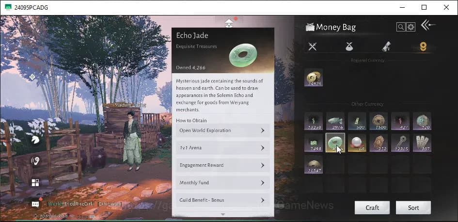Where Winds Meet Accounts GLOBAL|Lv 90|GS 27K|Abyss Conq 10|Bountiful Harves image 9