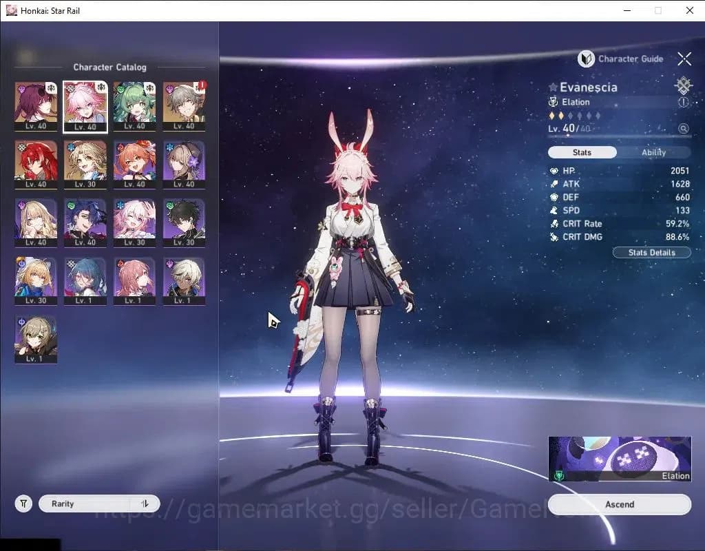 Honkai Star Rail Accounts Asia|TL 27|4 Limited|Kafka,Evanescia,Huohuo,Argent image 5
