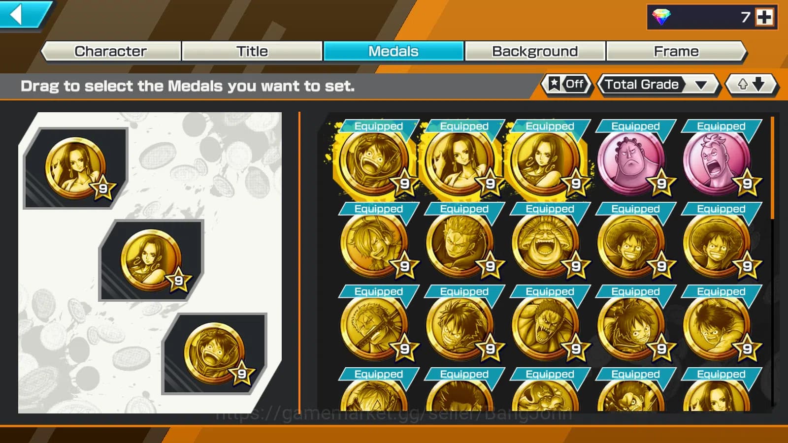 One Piece Bounty Rush Accounts Global | 5EX | 4Emperor teach,the5elder saturn,SK image 3