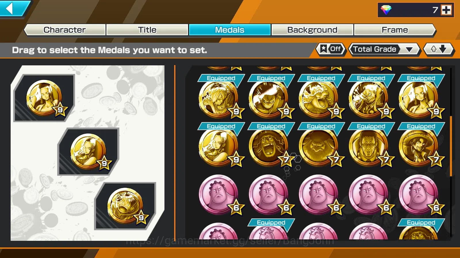 One Piece Bounty Rush Accounts Global | 5EX | 4Emperor teach,the5elder saturn,SK image 4