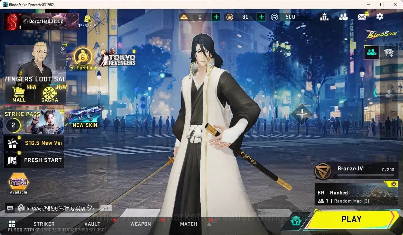 Blood Strike Accounts ASIA | Legendary Katana-Ronin | EVA MCX-EVA-00 | 1 image 8